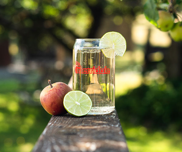 Merridale estate cider in the orchard